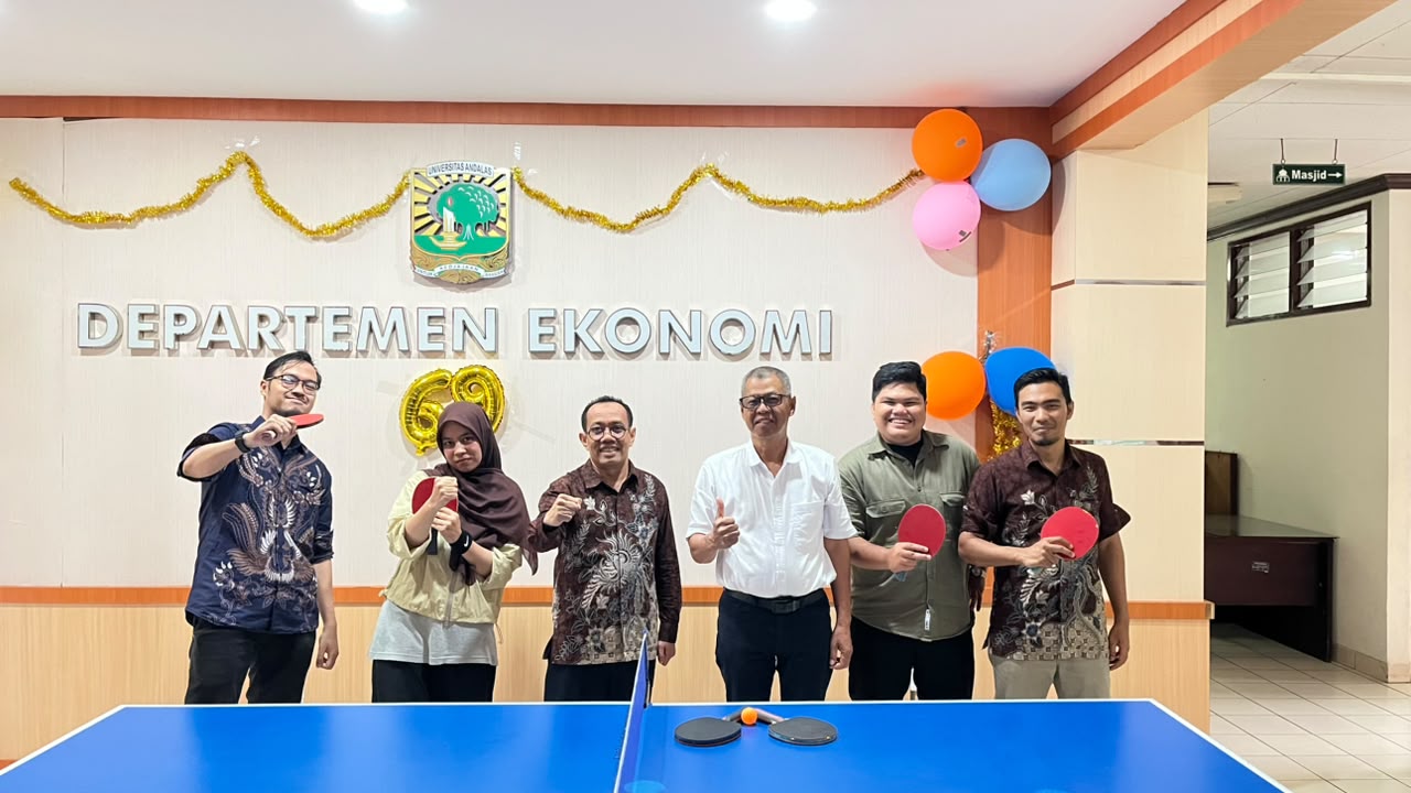 Semarakkan Kebersamaan dan Sportivitas, Turnamen Tenis Meja Dies Ke-69 Departemen Ekonomi FEB UNAND Resmi Dibuka